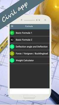 Civil Calculation & Terms , Formulas скриншот 7