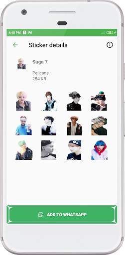 Suga WA-Stickers screenshot 4