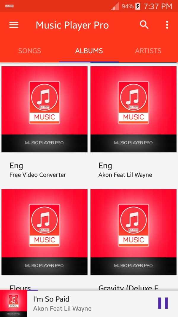 Music Player Pro - EQ, Themes, Skins HQ 2018 screenshot 2