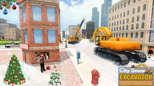 City Snow Excavator Simulator Machine screenshot 12
