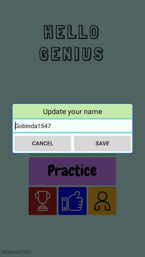Genius ( A simple brain game ) 4 تصوير الشاشة