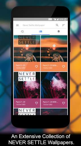 NEVER SETTLE Wallpapers screenshot 1