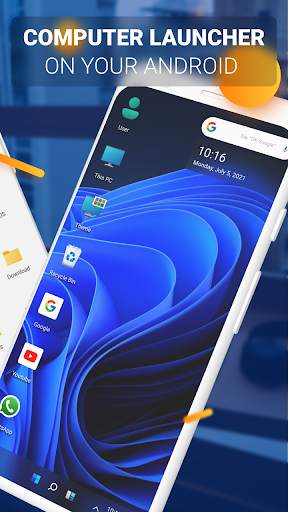 Computer Launcher: PC Theme Emulator on Android screenshot 2
