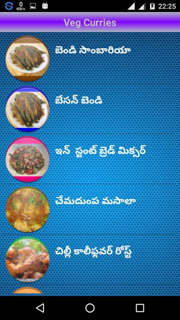 Telugu Vantalu screenshot 3