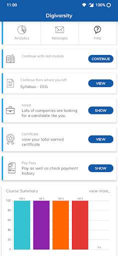 Digivarsity - Education App 3 تصوير الشاشة