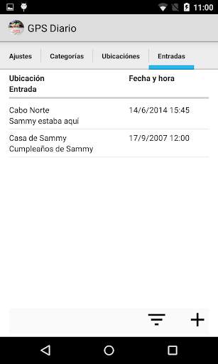 GPS Diario (Test) screenshot 2