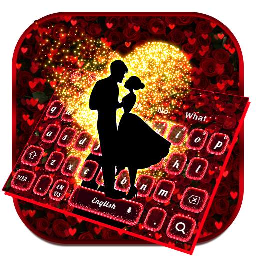 Romantic Valentines Rose Love Keyboard 10001002