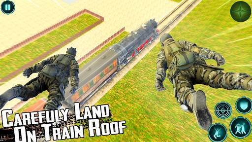 Military Train Shooting Game: Euro Train Simulator 2 تصوير الشاشة