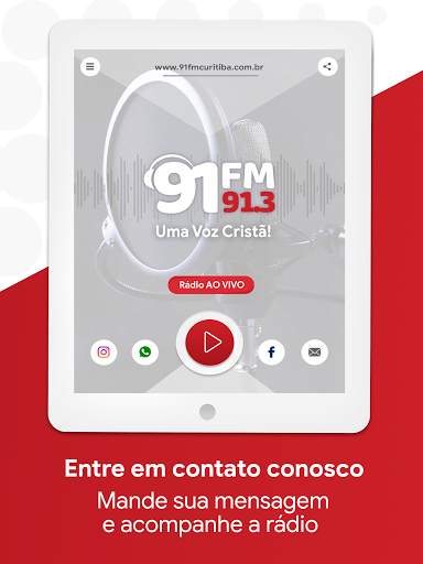 91 FM Curitiba - 91fmcuritiba.com.br screenshot 8