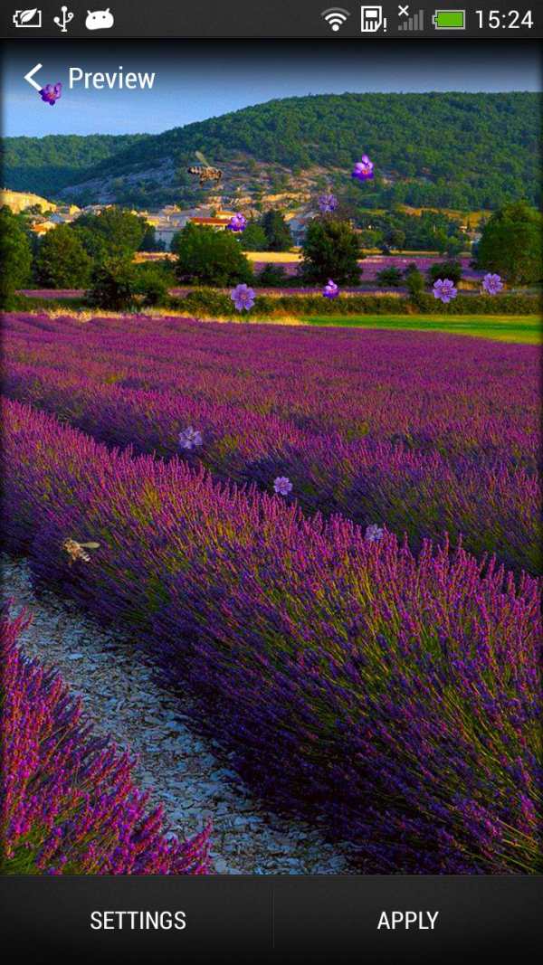 Lavender Live Wallpaper screenshot 4