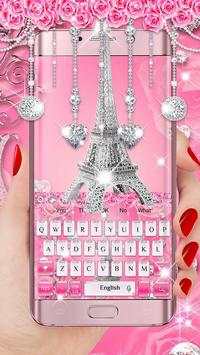 Pink Diamond Paris Keyboard screenshot 1