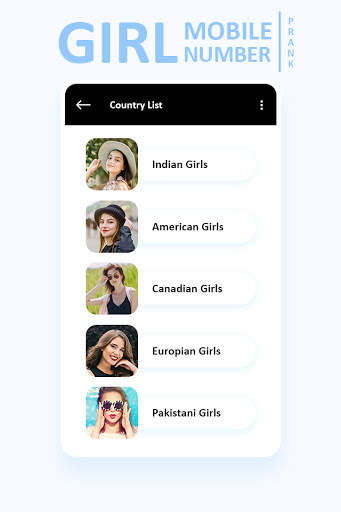 Girl Mobile Number Simulator screenshot 2