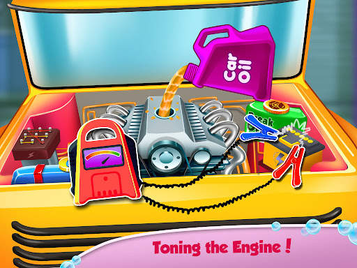 School Bus Wash & Repair Game screenshot 8