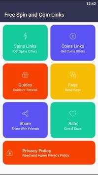 Free Spin and Coin Links screenshot 2