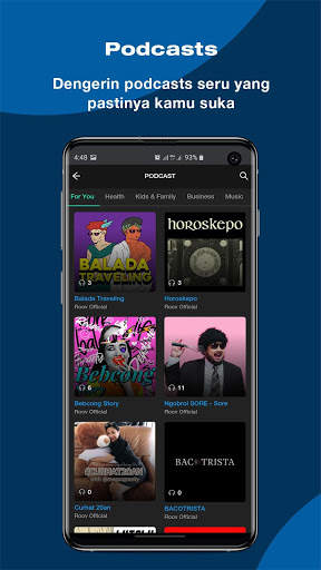 ROOV - Radio Indonesia,Podcast,RadioPlay,Spiritual screenshot 2
