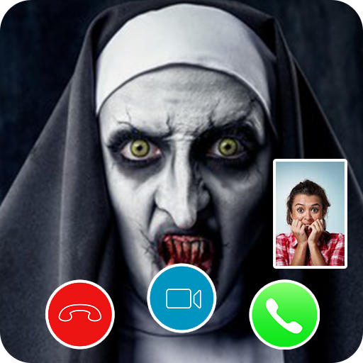 Scary Nun Fake Video Call icon