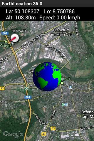 Suivi GPS EarthLocation screenshot 1