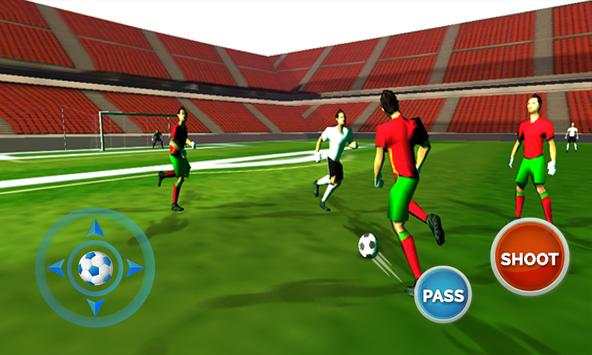 Bermain Nyata Sepak bola Sepak screenshot 7