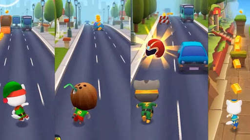 Tricks : Talking Tom Gold Run screenshot 2