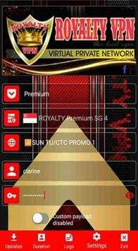 Royalty VPN screenshot 1