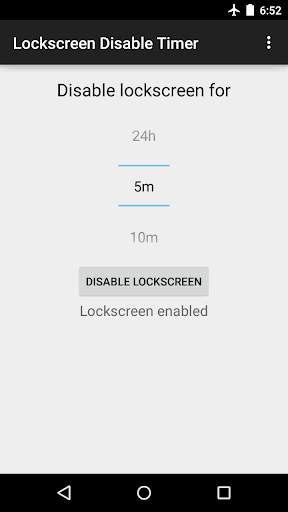 Screen Lock Disable Timer screenshot 1