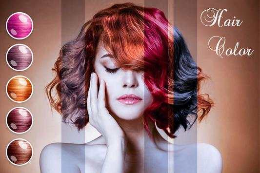 Hair Color Changer 3 تصوير الشاشة