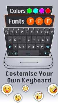 Smart Keyboard with HD Emoji скриншот 1