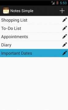 Notes Simple NotePad Free screenshot 7