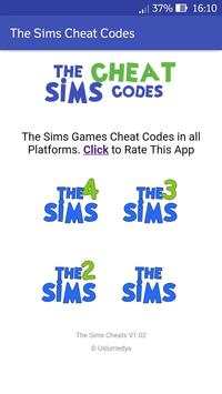 The Sims Cheats screenshot 1