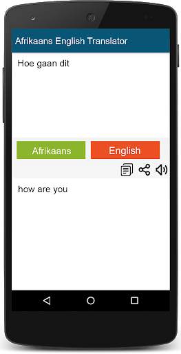 Afrikaans English Translator screenshot 5