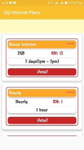 All Internet plans 2019 for Malay Sim screenshot 3