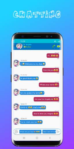 Angela's Talking Chat 📱 Fake Video Call screenshot 3