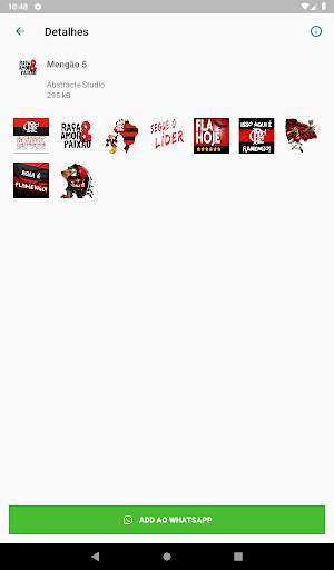 Flamengo Stickers 13 تصوير الشاشة