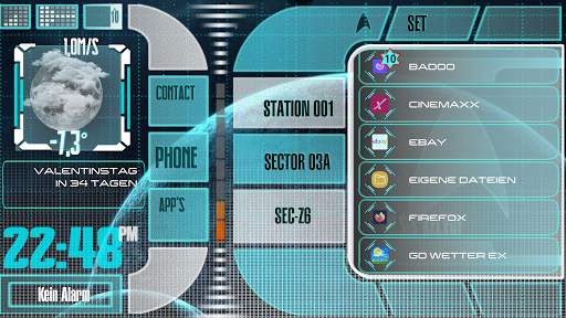 USS Kelvin Total Launcher Themen screenshot 2