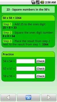 Fun Math Tricks Lite screenshot 2