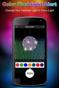 Color Flashlight on Call & SMS - Torch Flash Alert screenshot 4