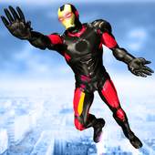 Flying Robot Crime City Rescue - Iron Robot Games 1.0