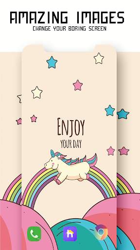 kawaii Unicorn Wallpapers - cute backgrounds 2021 screenshot 2