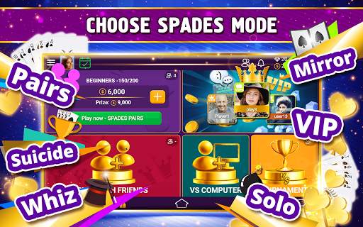VIP Spades - Online Card Game screenshot 11