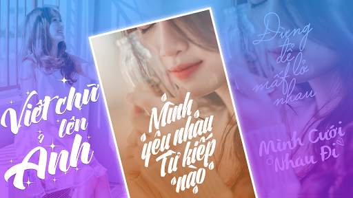 Câu Nói Hay, Viết Chữ Lên Ảnh screenshot 1