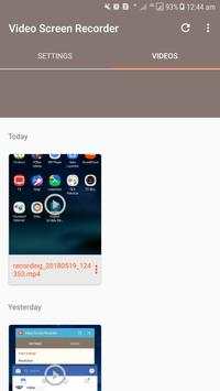 A Video Screen Recorder - Editor & Player screenshot 3