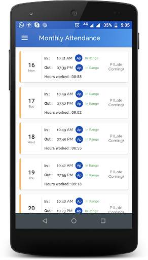 Poros - Attendance App screenshot 4