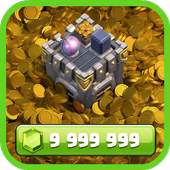 Gems and Gold for COC Prank 2.1
