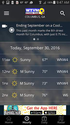 WTVM Storm Team 9 Weather screenshot 3