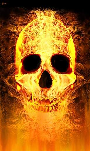 Fire Skull Live Wallpaper screenshot 5