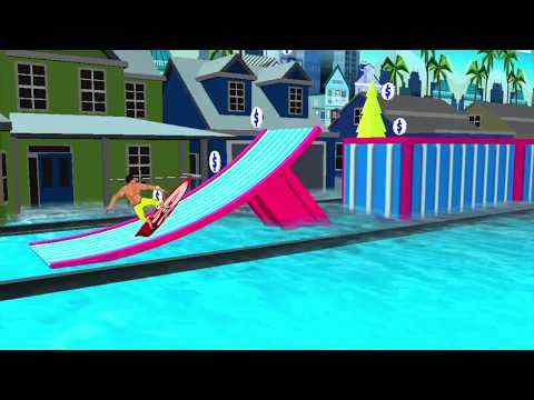 Flip Surfing Racing Flippy Run Diving Master Games screenshot 2