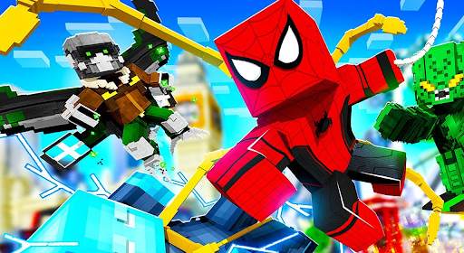 Spiderman Minecraft Game Mod screenshot 3
