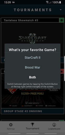 StarSense – StarCraft eSport screenshot 1