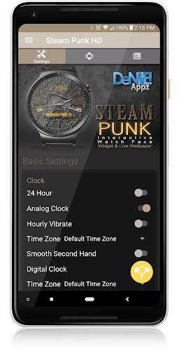 Steam Punk HD Watch Face Widget & Live Wallpaper screenshot 4