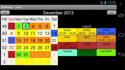 My Roster My Shift Plan screenshot 8